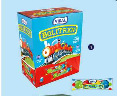 [VIDAL.00] [VIDAL.00] BOLITREN FRUTTA PZ.200
